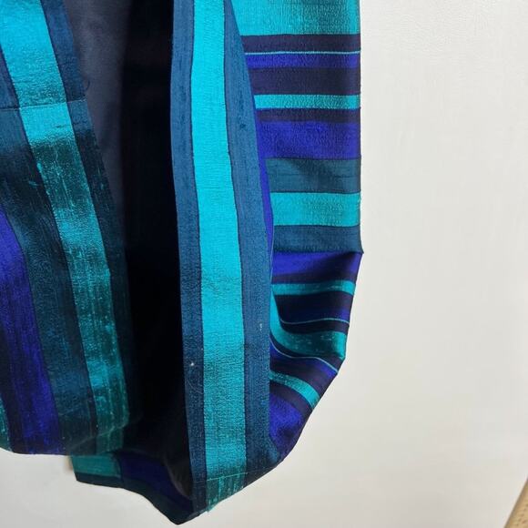 Vintage Y2K Jessica Howard Size 8 Silk Blend 2000s Midi Shift Dress Office - Picture 6 of 12